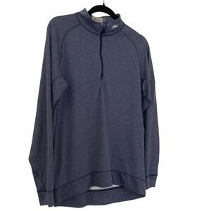 KJUS Charcoal Grey
Mens 50/ M Pullover With Quarter Zipper Performance Sweater